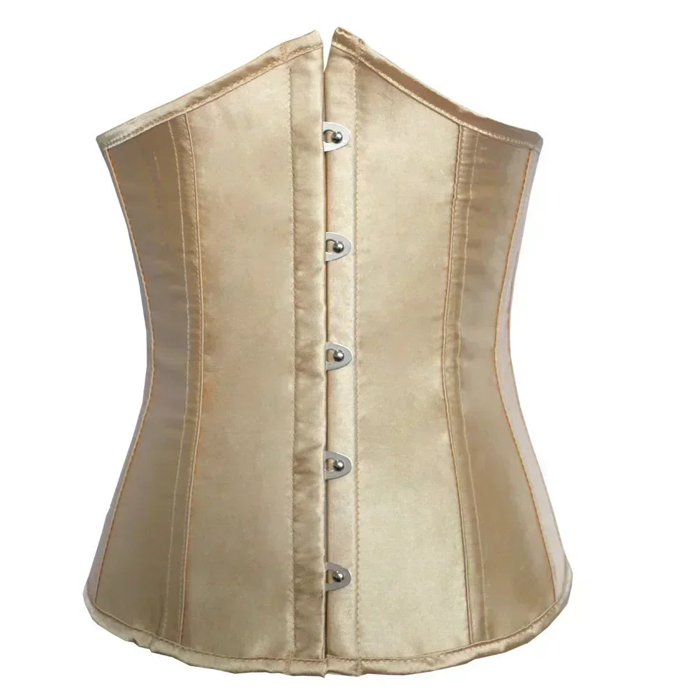 Slimming Waist Trainer Body Shaper Clothing Sexy Gothic Underbust Corset Shapewear Women Fajas Lace-up Lingerie Bustiers Girdle