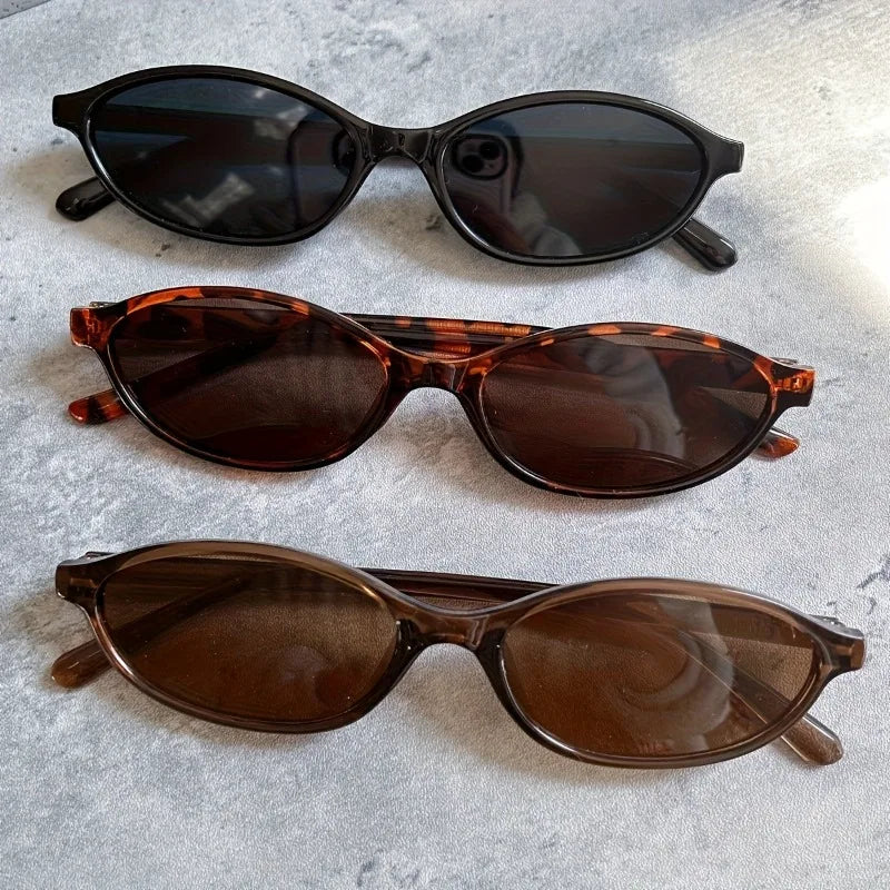 3 Pairs of Summer Women's Fashion Glasses Women's Glasses Suitable for Daily Decoration and Photography in Summer