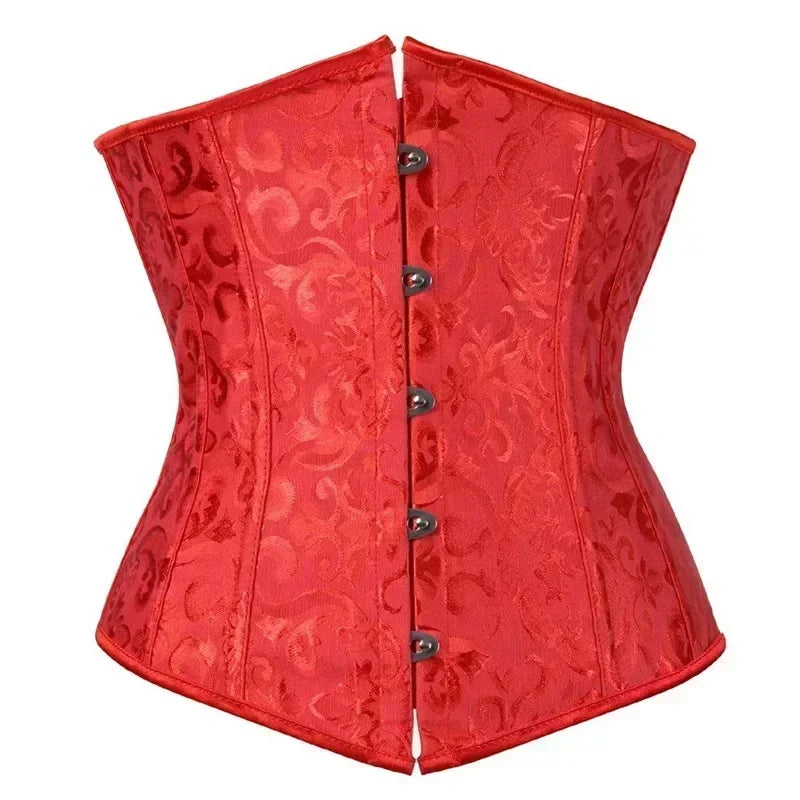 Slimming Waist Trainer Body Shaper Clothing Sexy Gothic Underbust Corset Shapewear Women Fajas Lace-up Lingerie Bustiers Girdle