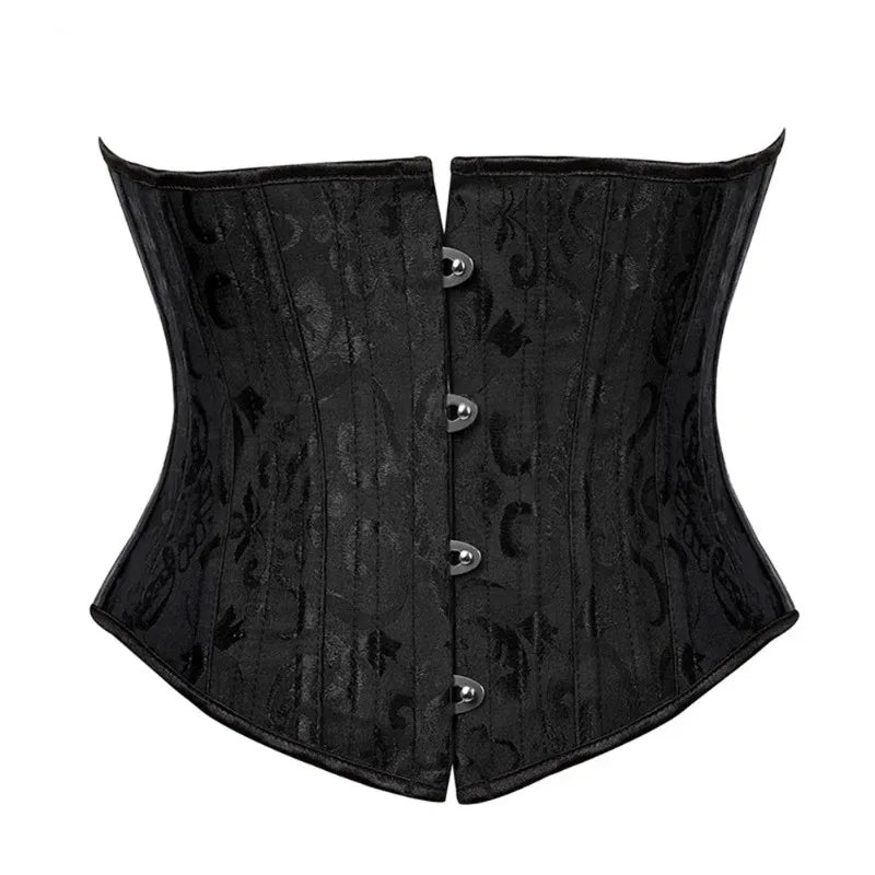Slimming Waist Trainer Body Shaper Clothing Sexy Gothic Underbust Corset Shapewear Women Fajas Lace-up Lingerie Bustiers Girdle