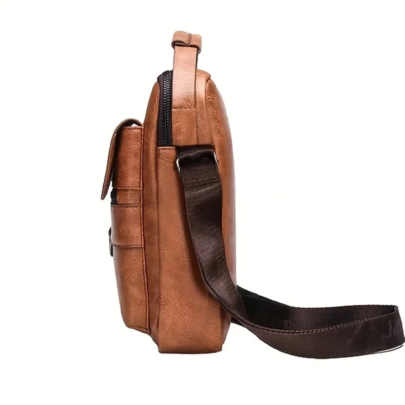 Fashionable Bag, Suitable for Daily Use, Travel, Versatile, Adjustable Shoulder Straps, Pu Material, Lightweight and Simple