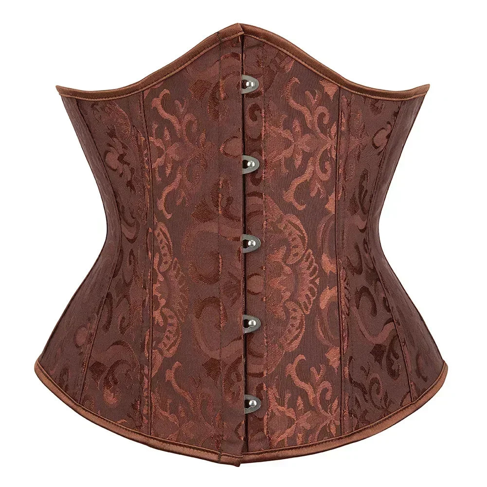 Slimming Waist Trainer Body Shaper Clothing Sexy Gothic Underbust Corset Shapewear Women Fajas Lace-up Lingerie Bustiers Girdle