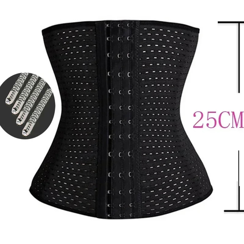 Slimming Waist Trainer Body Shaper Clothing Sexy Gothic Underbust Corset Shapewear Women Fajas Lace-up Lingerie Bustiers Girdle
