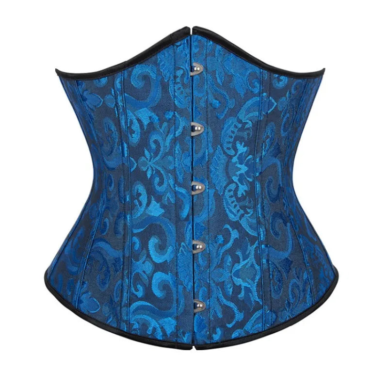 Slimming Waist Trainer Body Shaper Clothing Sexy Gothic Underbust Corset Shapewear Women Fajas Lace-up Lingerie Bustiers Girdle