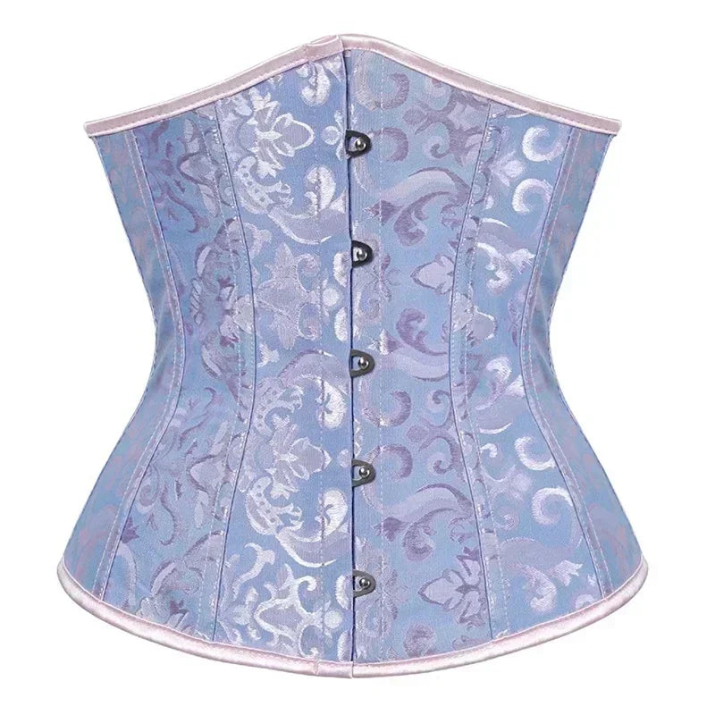 Slimming Waist Trainer Body Shaper Clothing Sexy Gothic Underbust Corset Shapewear Women Fajas Lace-up Lingerie Bustiers Girdle