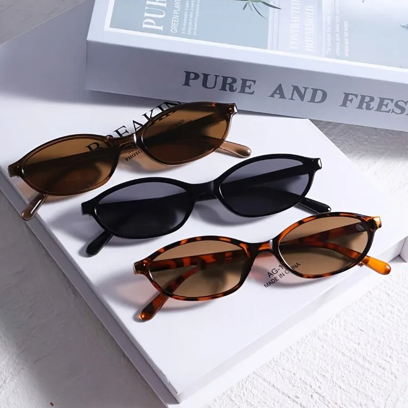 3 Pairs of Summer Women's Fashion Glasses Women's Glasses Suitable for Daily Decoration and Photography in Summer