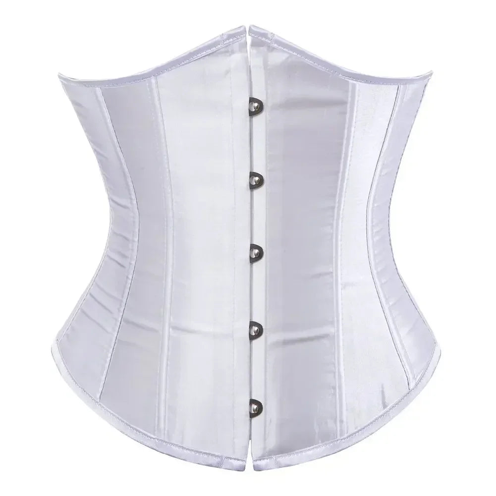 Slimming Waist Trainer Body Shaper Clothing Sexy Gothic Underbust Corset Shapewear Women Fajas Lace-up Lingerie Bustiers Girdle