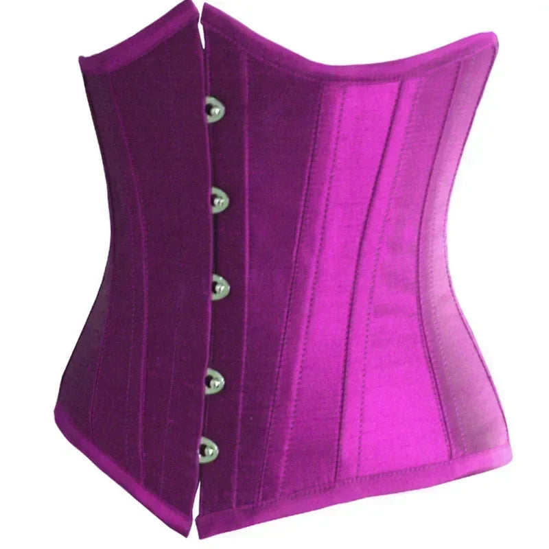 Slimming Waist Trainer Body Shaper Clothing Sexy Gothic Underbust Corset Shapewear Women Fajas Lace-up Lingerie Bustiers Girdle