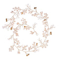 Crystal Pearl Bridal Tiara Hairband Headband For Women Bride Rhinestone Hair Vine Wedding Hair Accessories Jewelry Headband Gift