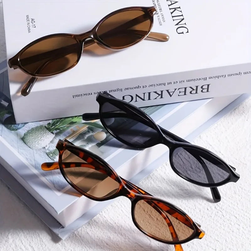 3 Pairs of Summer Women's Fashion Glasses Women's Glasses Suitable for Daily Decoration and Photography in Summer