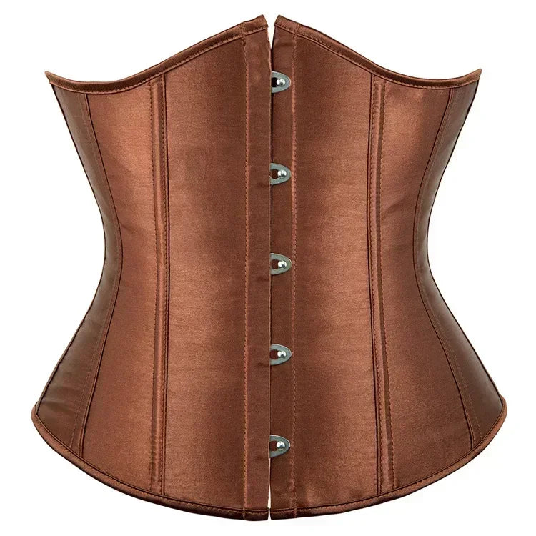 Slimming Waist Trainer Body Shaper Clothing Sexy Gothic Underbust Corset Shapewear Women Fajas Lace-up Lingerie Bustiers Girdle