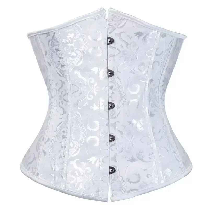 Slimming Waist Trainer Body Shaper Clothing Sexy Gothic Underbust Corset Shapewear Women Fajas Lace-up Lingerie Bustiers Girdle